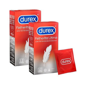 Hộp Bao cao su Durex Fetherlite Ultima Siêu mỏng 52mm (hộp12 cái)