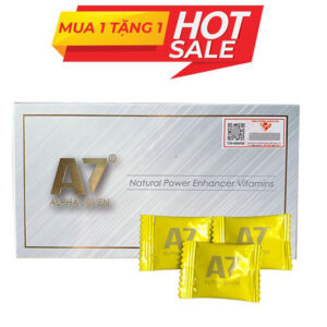 KẸO NGẬM CƯỜNG DƯƠNG ALPHA SEVEN A7 Chính Hãng Của Mỹ