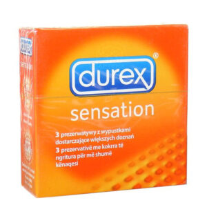 Bao cao su Durex Sensation – Hộp 3 chiếc, siêu gai