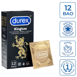 Hộp Bao Cao Su Durex Kingtex Ôm Sát 12 Cái