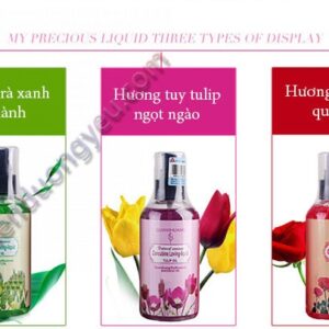 Dầu mát xa vợ chồng hương hoa tự nhiên Thêm yêu Thương quyến rũ (Hương Trà, Hoa hồng, tulip)