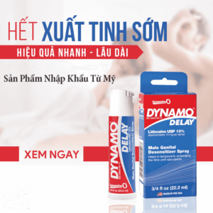 DYNAMO DELAY – CHAI THUỐC XỊT CHỐNG XUẤT TINH SỚM HÀNG ĐẦU TẠI MỸ