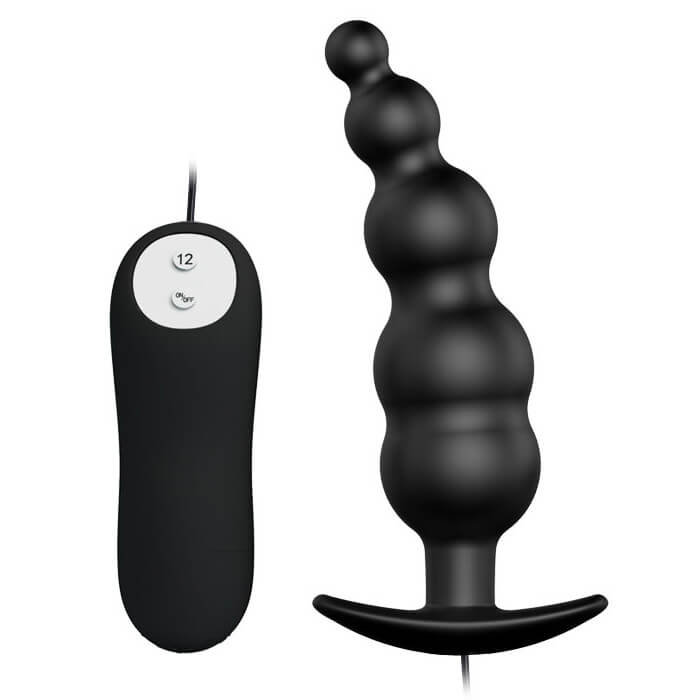 Trứng rung Que Kích Massage hậu môn cao cấp hột me đen khúc Pretty Love Special Anal Stimulation - 12 chế độ- Giao hàng kín đáo