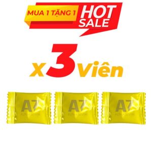 KẸO NGẬM CƯỜNG DƯƠNG ALPHA SEVEN A7 Lẻ 3 Viên Chính Hãng Của Mỹ