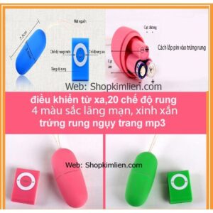 Trứng Rung Điều Khiển Từ Xa – 20 Chế Độ Rung, Thiết Kế Ngụy Trang MP3