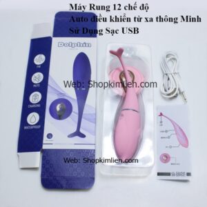 Máy Rung Dolphin 12 Chế Độ – Điều Khiển Từ Xa Thông Minh – Sạc USB