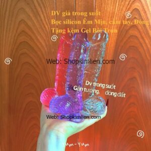 DV Giả Trong Suốt – Silicon Mềm Mịn, Gắn Tường Chắc Chắn
