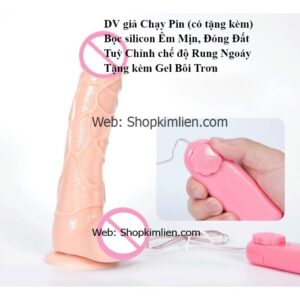 DV Giả Chạy Pin – Tùy Chỉnh Rung Ngoáy, Silicon Mềm Mịn