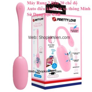 Máy Rung 2 Đầu 20 Chế Độ – Điều Khiển Từ Xa Thông Minh, Sạc USB