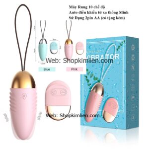 Máy Rung Trứng 10 Chế Độ – Điều Khiển Từ Xa Thông Minh, Dùng 2 Pin AA