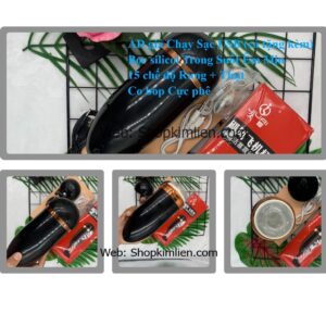 Âm Đạo Giả Cao Cấp – 15 Chế Độ Rung & Thụt, Sạc USB, Bóp Cực Phê