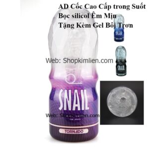 Cốc Tự Sướng Cao Cấp Trong Suốt – Chất Liệu Silicon Êm Mịn, Kèm Gel Bôi Trơn