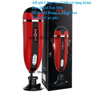 Máy Thủ Dâm Tự Động Cao Cấp – 15 Chế Độ Rung & Nhiệt Ấm