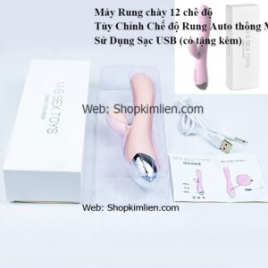 Máy Rung Cầm Tay 12 Chế Độ – Sạc USB Tiện Lợi