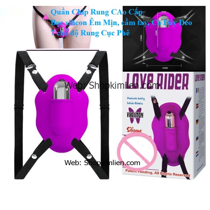 Quần Chíp Rung Cao Cấp – Thiết Kế Dây Đeo, 7 Chế Độ Rung Mạnh Mẽ