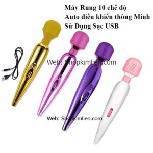 Chày Rung 10 Chế Độ – Sạc USB – Điều Khiển Thông Minh