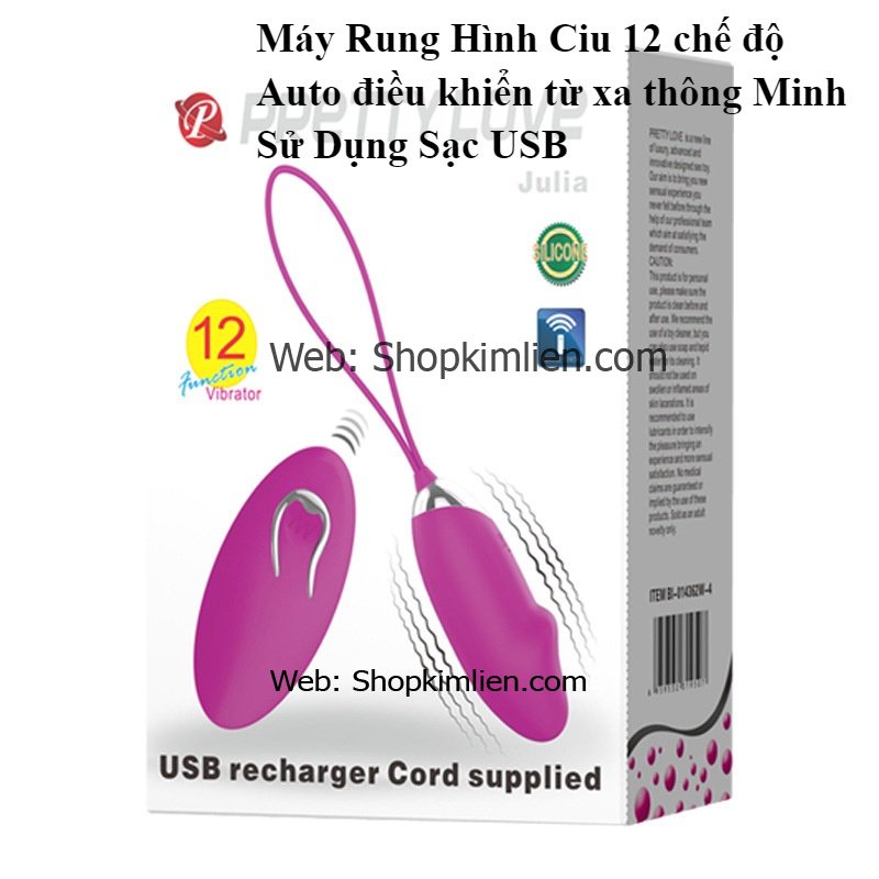 Máy Rung Hình Ciu 12 Chế Độ – Điều Khiển Từ Xa Thông Minh, Sạc USB