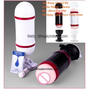 ÂĐ Giả 2 Đầu Miệng + Bướm – 10 Chế Độ Rung