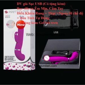 DV Giả Sạc USB – 10 Chế Độ Rung, Thụt & Ngoáy, Bắn Tinh Tự Động