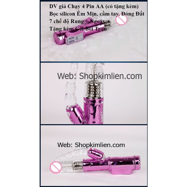 Dv giả rung ngoài 7 chế độ – Chạy 4 pin AA