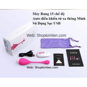 Máy Rung 15 Chế Độ – Điều Khiển Từ Xa, Sạc USB Tiện Lợi