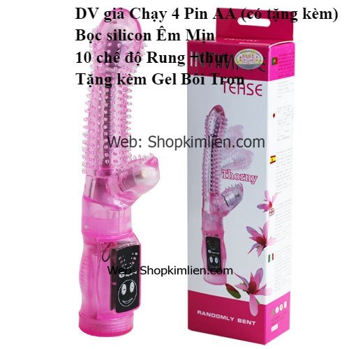 DV Giả Chạy Pin AA – 10 Chế Độ Rung, Silicon Mềm Mịn