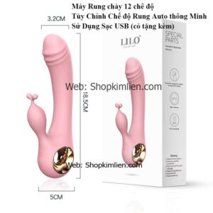 Máy Rung 12 Chế Độ – Tùy Chỉnh Auto Thông Minh, Sạc USB (Có Tặng Kèm)