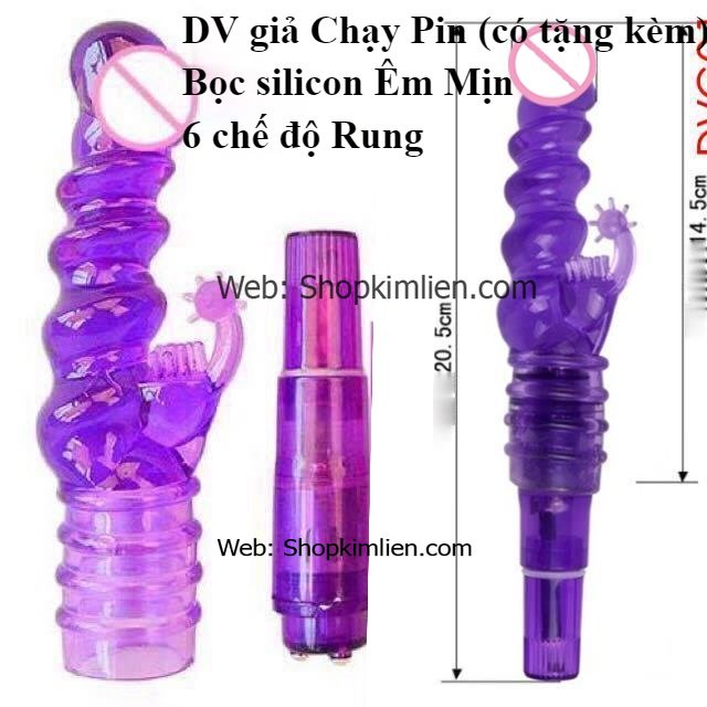 DV Giả Chạy Pin – 3 Chế Độ Rung, Silicon Mềm Mịn