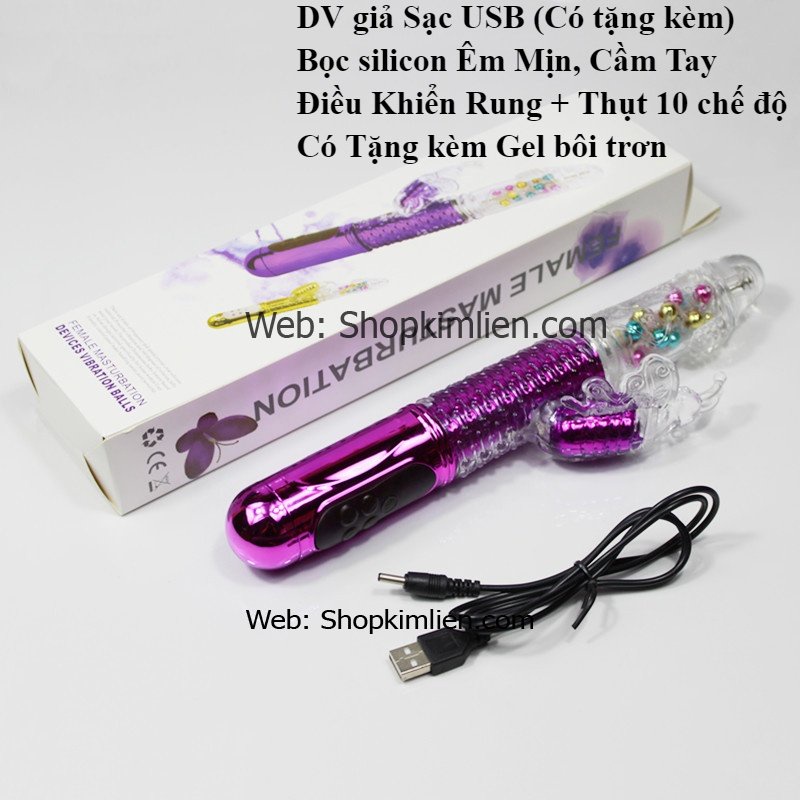 DV giả chạy pin cao cấp được thiết kế với chất liệu silicon mềm mại, thân thiện với làn da