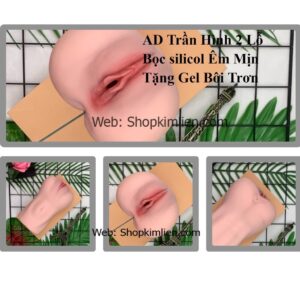 AD Trần Hình 2 Lỗ – Silicon Êm Mịn, Tặng Kèm Gel Bôi Trơn