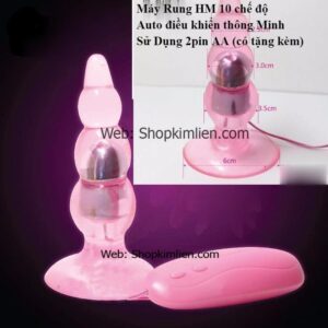 Máy Rung HM 10 Chế Độ – Điều Khiển Tự Động Thông Minh, Dùng 2 Pin AA