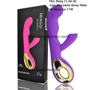 Máy Rung Có Sừng 12 Chế Độ – Điều Khiển Thông Minh, Sạc USB