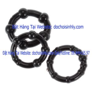 [che tên sp] vòng đeo xuất silicon[nam ra tăng cường quan hỗ trợ chống_xuất_sớm cho nam tinh kéo_dài hệ thời_gian 3 bibộ 3 vòng đen