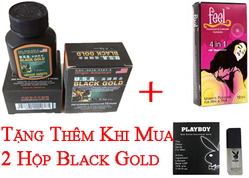 Cường Dương Black Gold USA Chính hãng Chồng Xuất Tinh Sớm