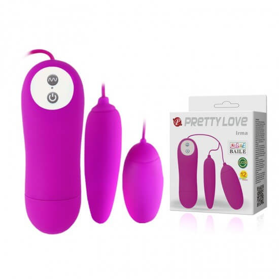 TRỨNG RUNG TÌNH YÊU PRETTYLOVE IRMA 12 CHẾ ĐỘ RUNG MASSAGE CỰC MẠNH