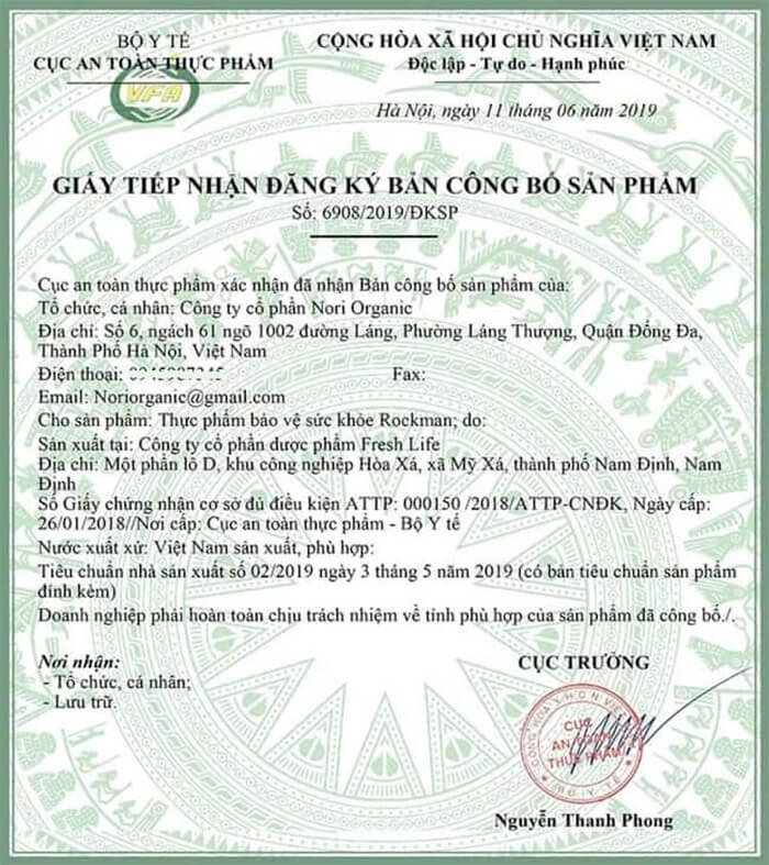 Viên sủi Rockman tăng cường sinh lực phái mạnh (20 viên) ảnh 002