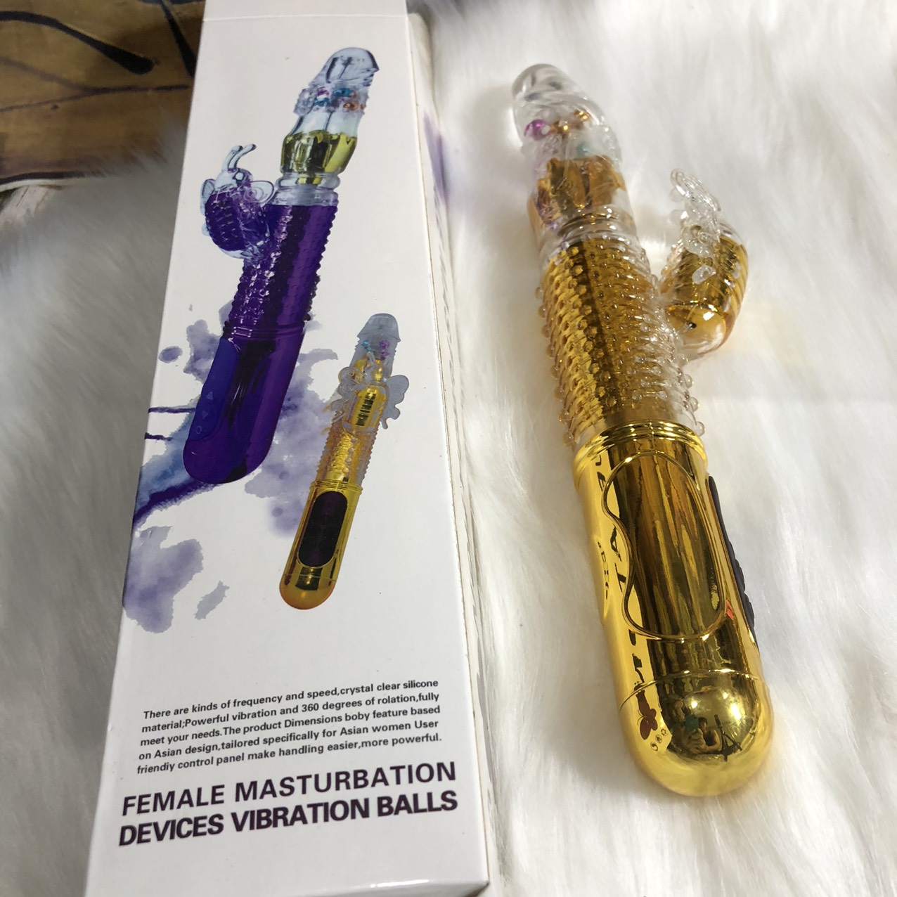 Dương Vật Giả Vàng Đa Năng Sang Trọng Đẵng Cấp Rung Lắc Cực Mạnh