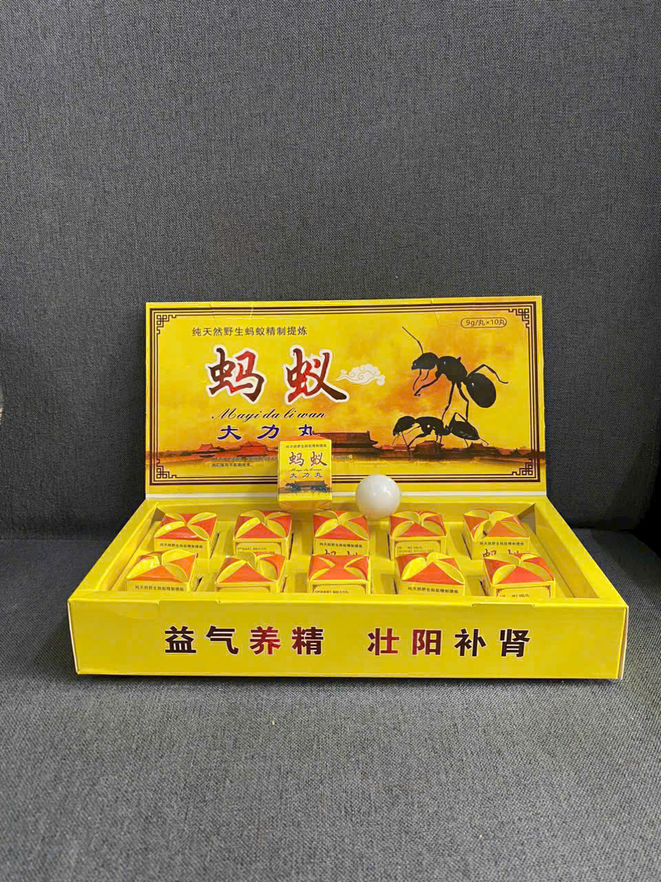 Kiến càng đen tây tạng Hộp 10 Viên - Tăng cường sinh lý nam giới hiệu quả